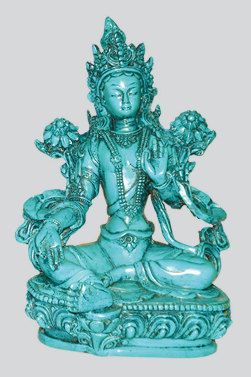 Green Tara Resin Statue (CL-92)