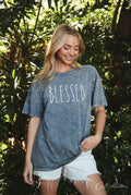 Blessed Oversized Graphic Top
