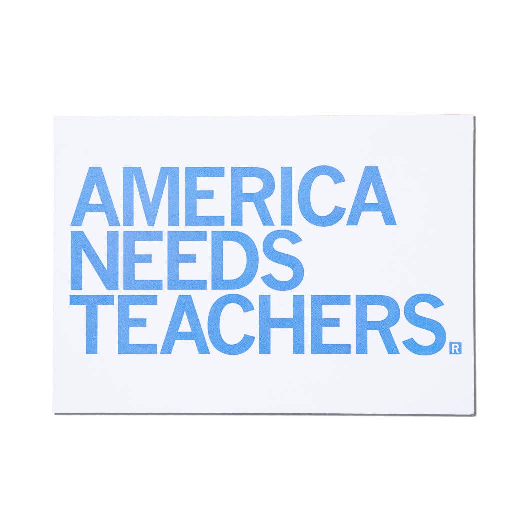 America Needs Teachers Postcard