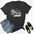 Western Turquoise Put 'em Up Cowboy Graphic Tee