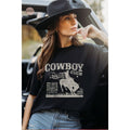 Cowboy Club  Western  Vintage Graphic Plus Tee