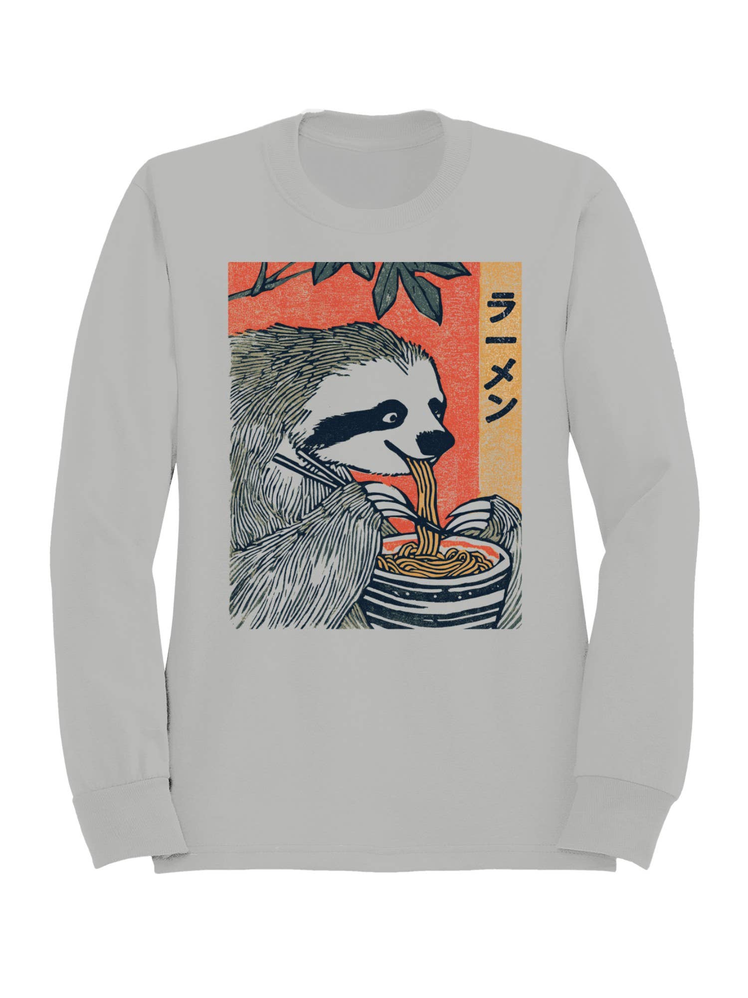 Sloth Ramen Art with Japanese Text Women's Sweatshirt