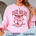 Taste and See That the Lord  Long Sleeve Christian Shirt