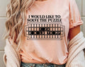Solve the Puzzle F*Ck Trump - Funny Anti-Trump T-Shirt