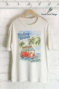 Riding the Wave - Hand Drawn (Oversized Tee)