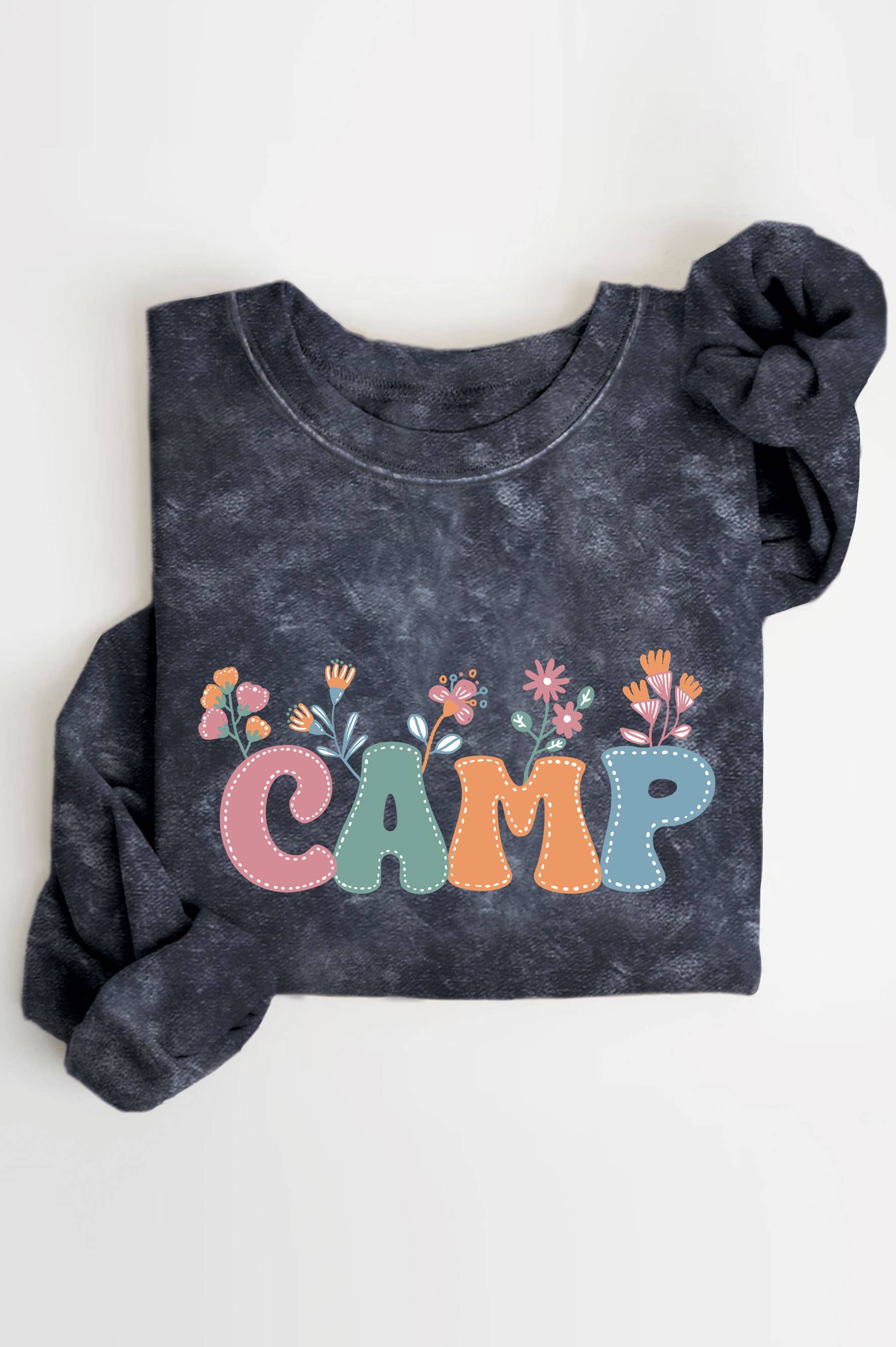 Camp Flower Mineral Graphic Brushed Sweatshirts