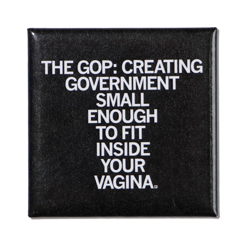 Gop Vagina Metal Magnet