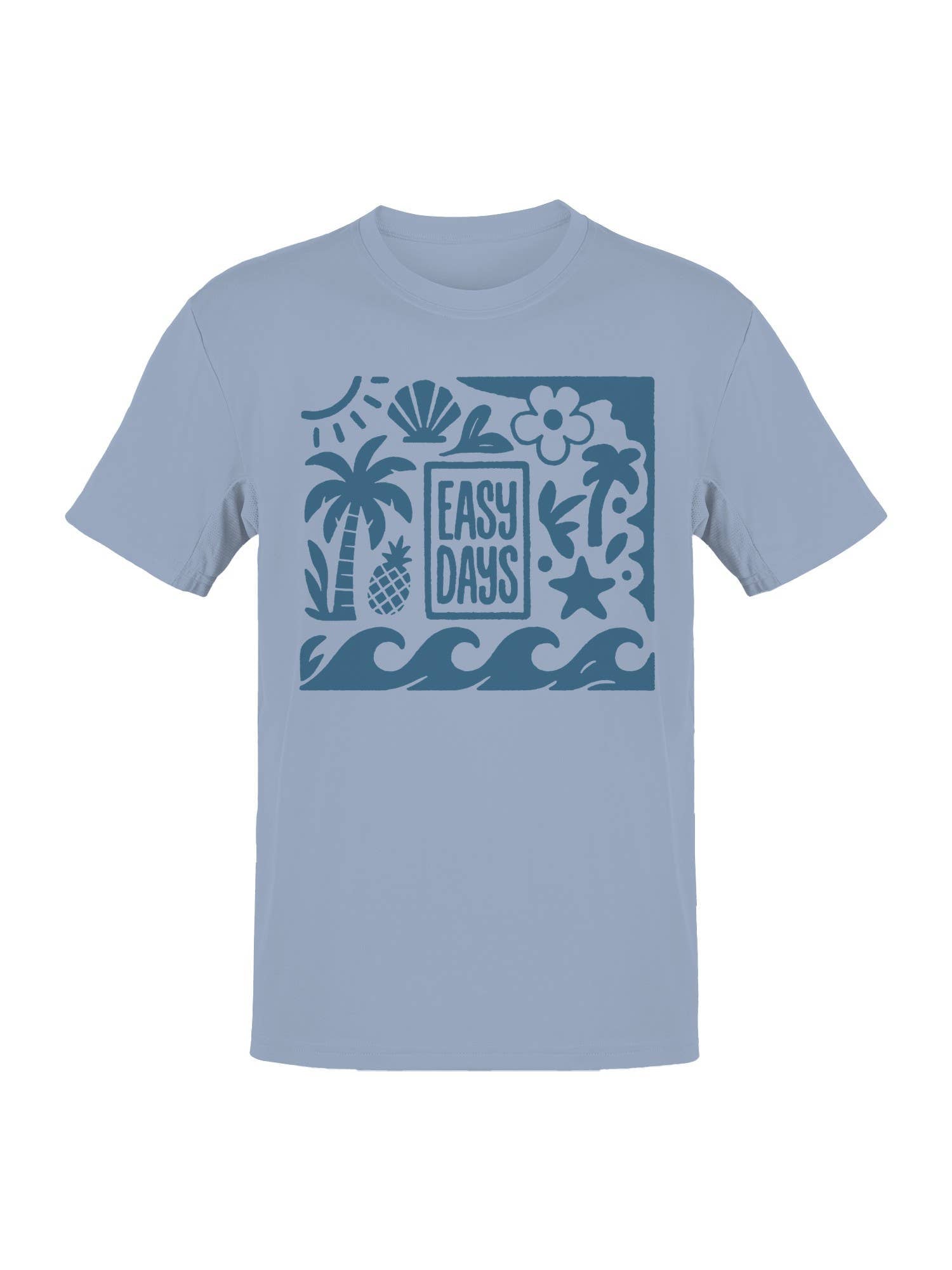 Easy Days Tropical Vibes Art Men's T-Shirt