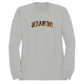 Denver Tiger Print Bold Text Men's Sweatshirt