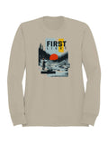 First Light Fly Fishing Landscape Men's Sweatshirt
