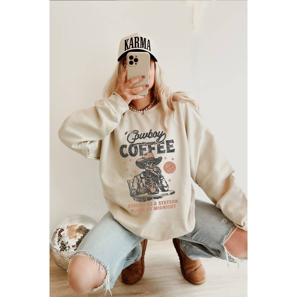 Coffee Vintage Graphic  Sweatshirts
