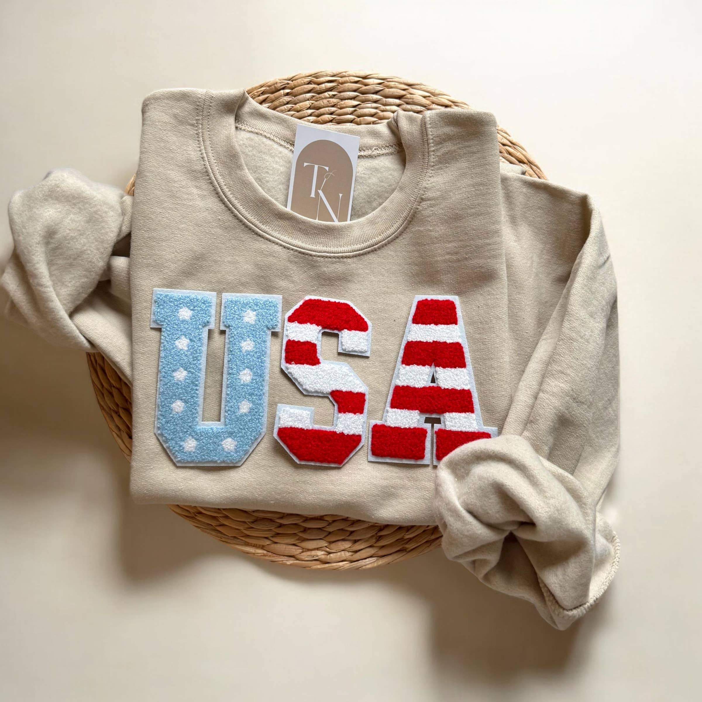 USA Sweatshirt, 4th of July Sweater