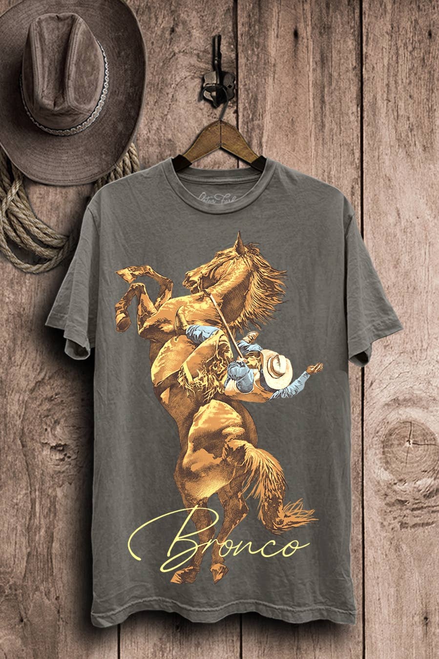 Bronco Wild West Cowboys Graphic Top