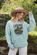 Cowboy Take Me Away  Thermal Vintage Pullover
