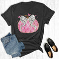 Fall Breast Cancer Awareness Pumpkin Graphic Tee