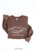 Comfy and Cozy Homebody Club Graphic Sweatshirt