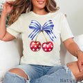 July 4th Graphic Tee | Coquette Cherries | Bella Canvas