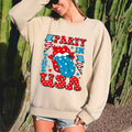 Retro Party in the USA, Tongue  4th of July Sweatshirt