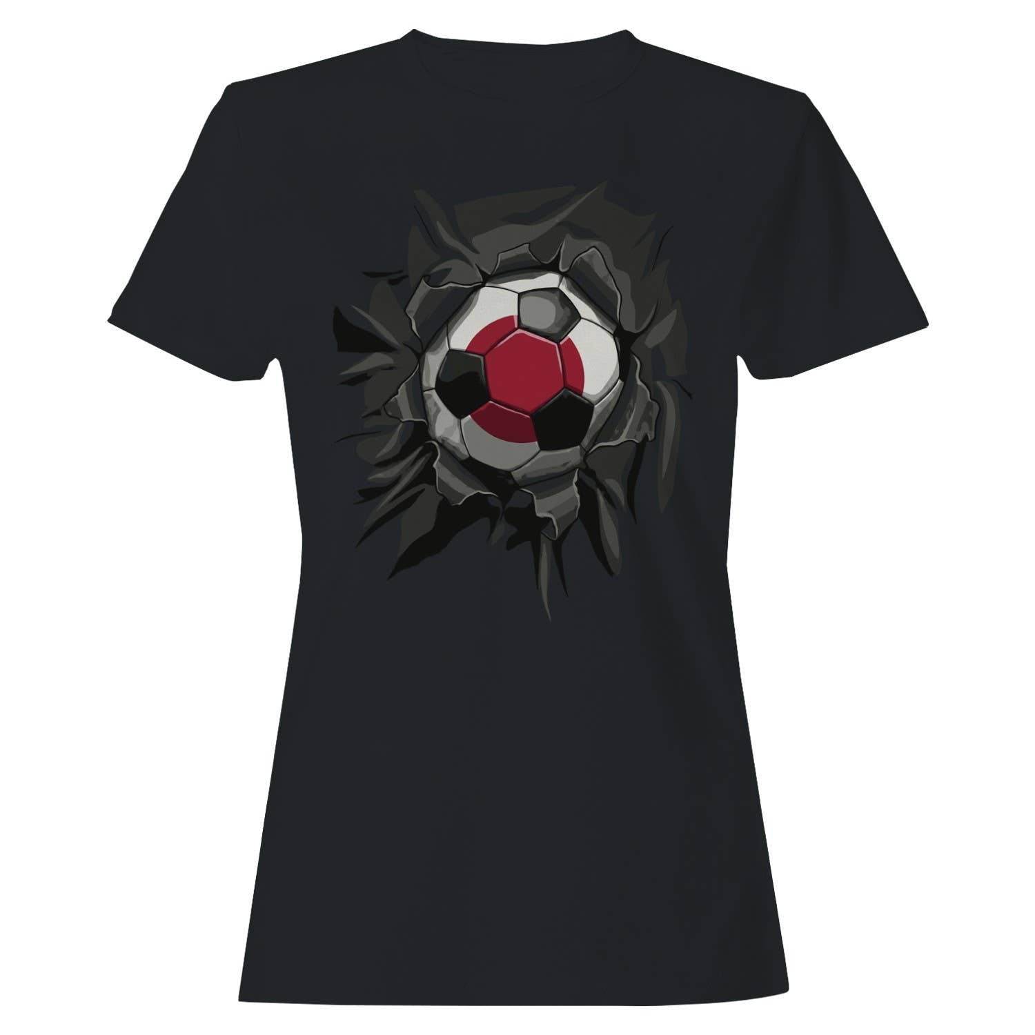 Soccer Breaking Through  Women's T-Shirt