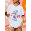 Oyster Please Graphic Oversized Tee