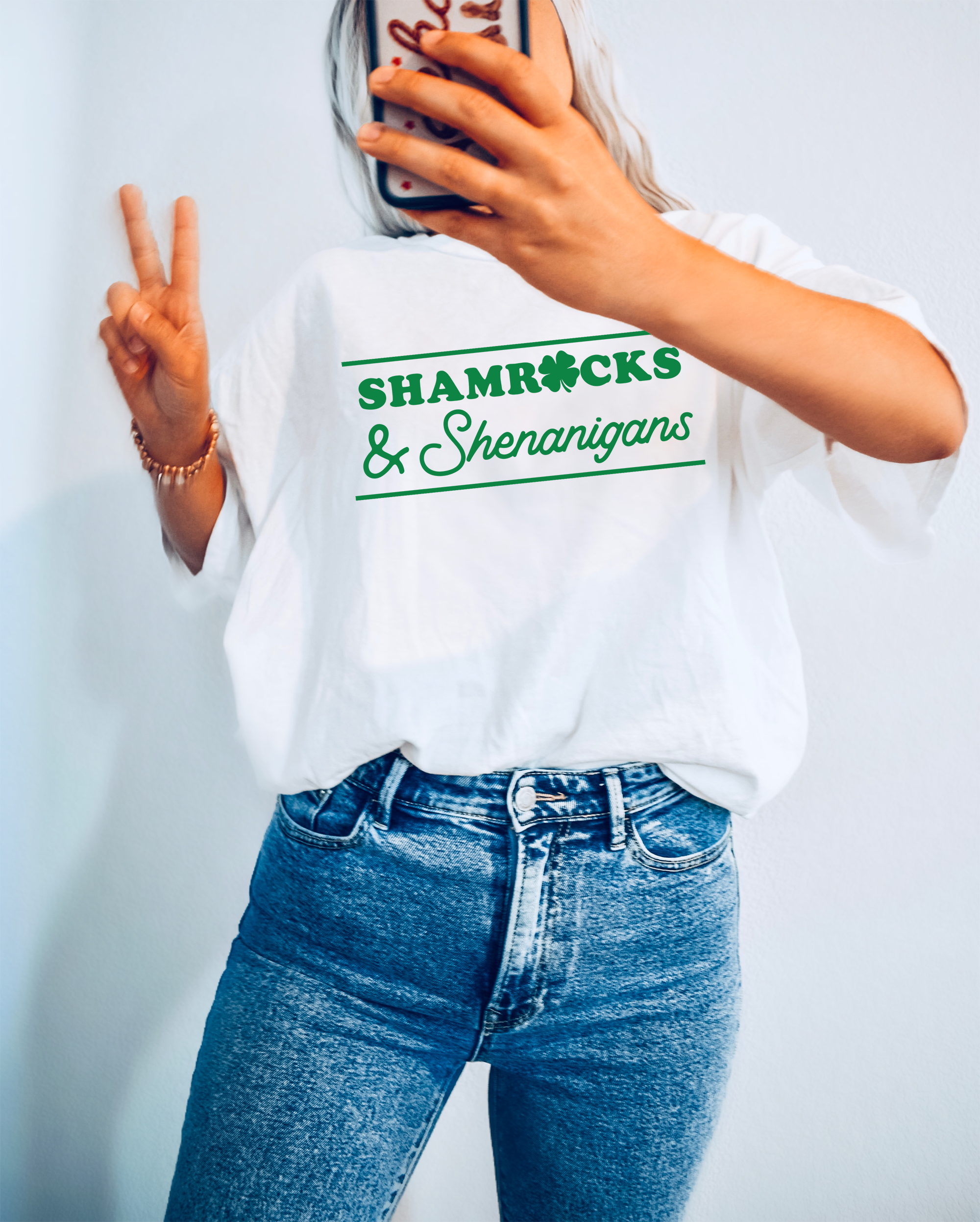 Shamrock & Shenanigans, St. Patrick's Day Graphic Tee