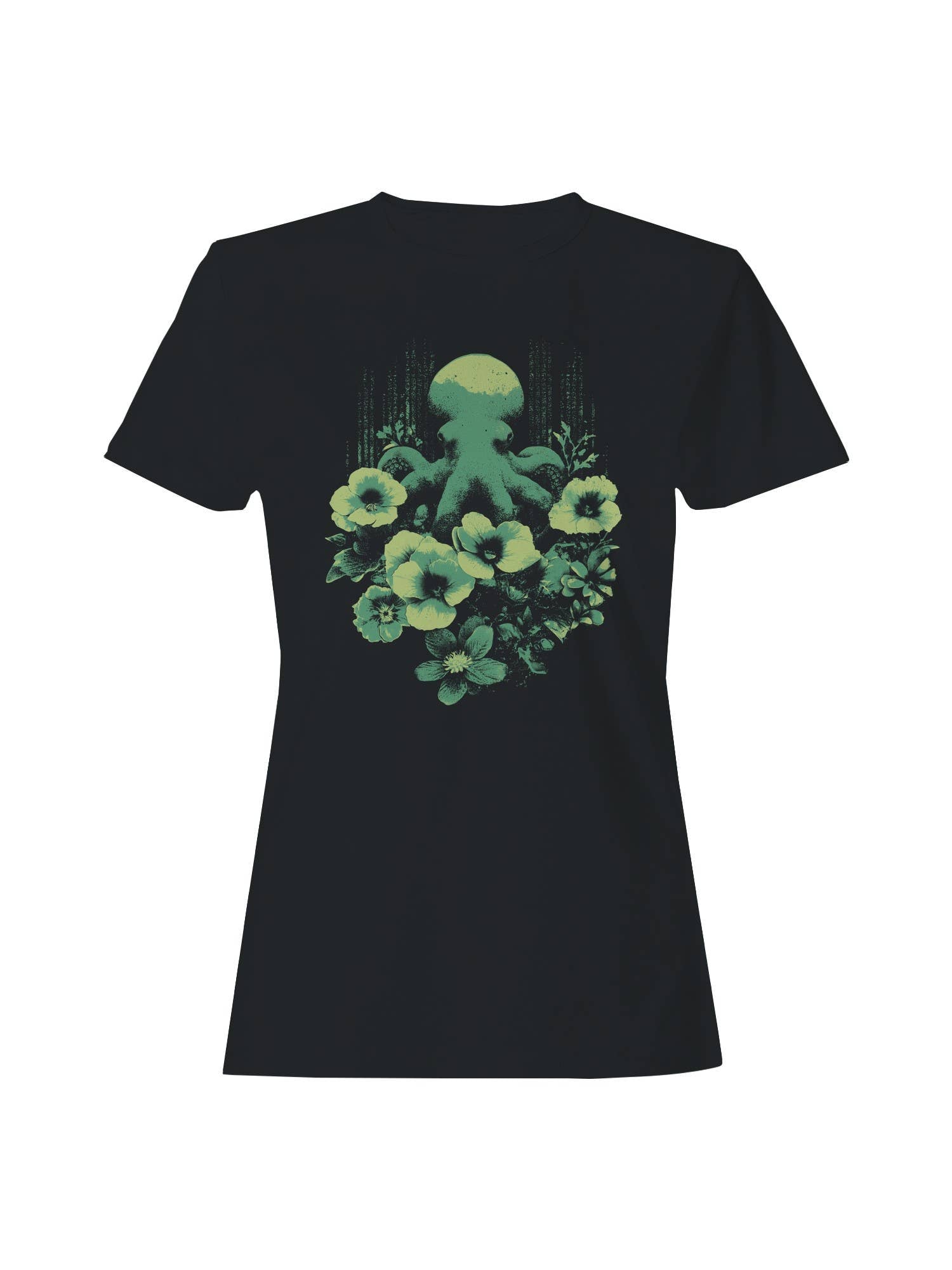 Octopus Blossom Symphony Women's T-Shirt