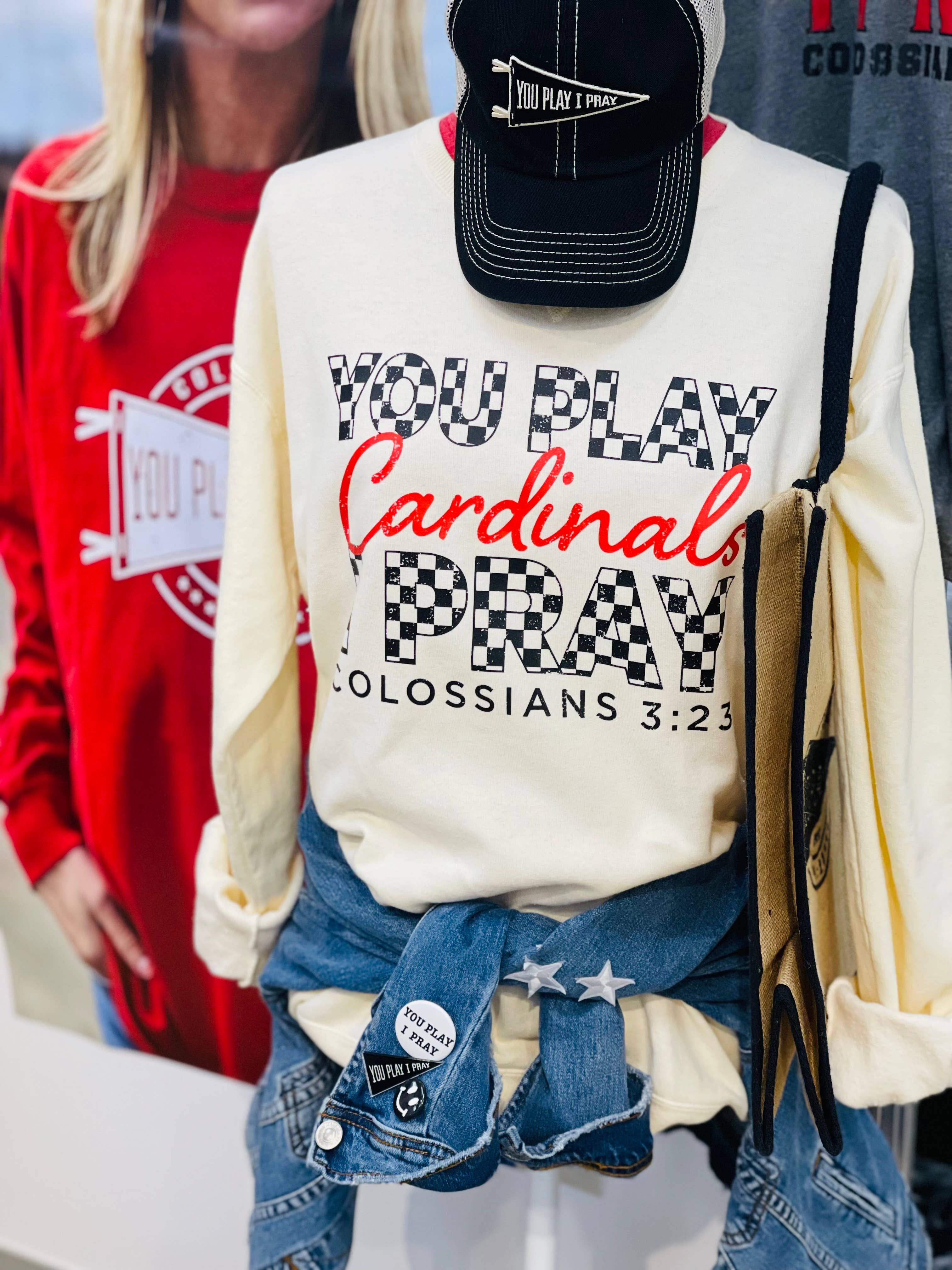 Custom Checker Sweatshirt | Gameday | Custom School