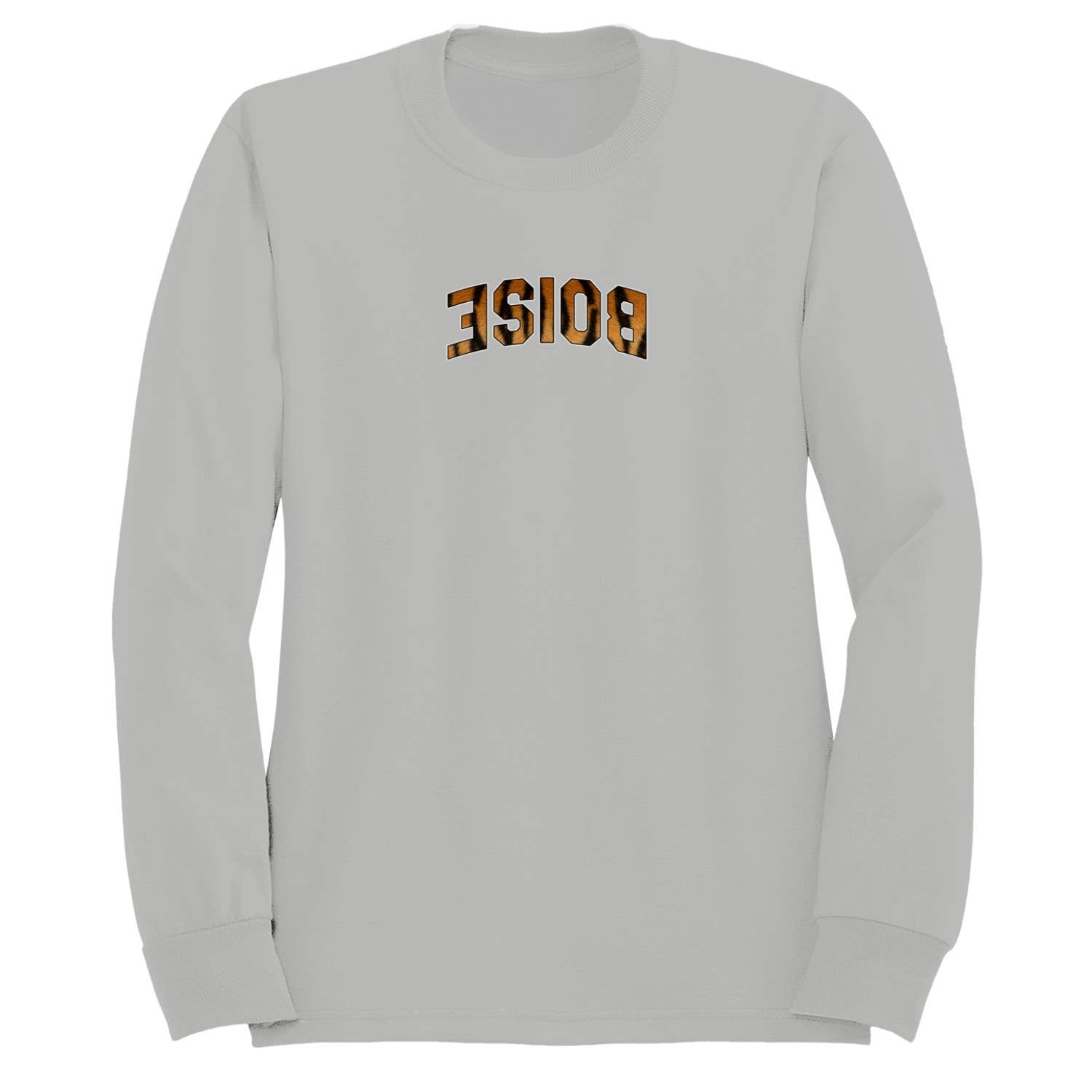 Tiger Print Noise Typography Men's Sweatshirt