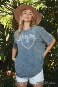 Let's Go Girls Oversized Graphic Top