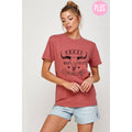 Texas Wild West Graphic Tee  Plus