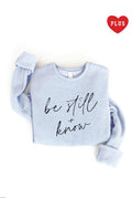 Be Still and Know Plus Graphic Sweatshirt