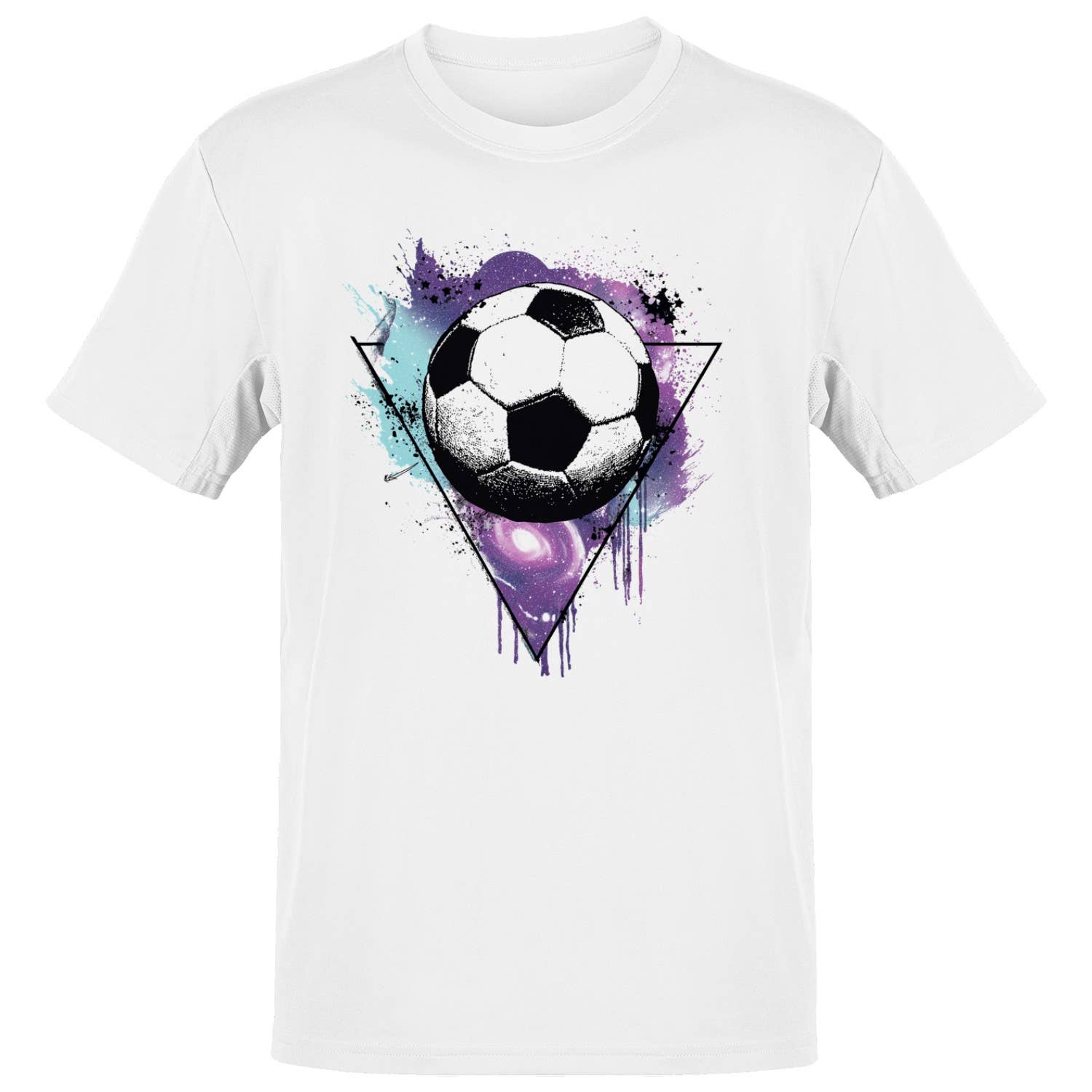 Cosmic Soccer Ball  Men's T-Shirt