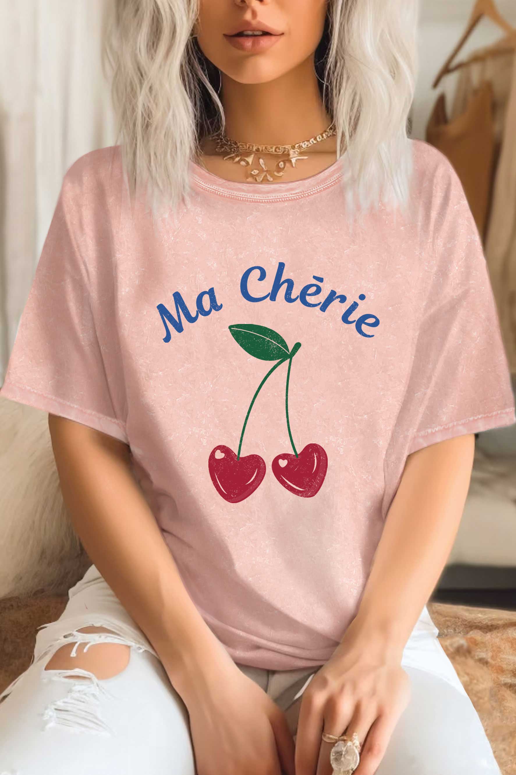 Ma Cherie Cherry Mineral  Graphic Tshirts