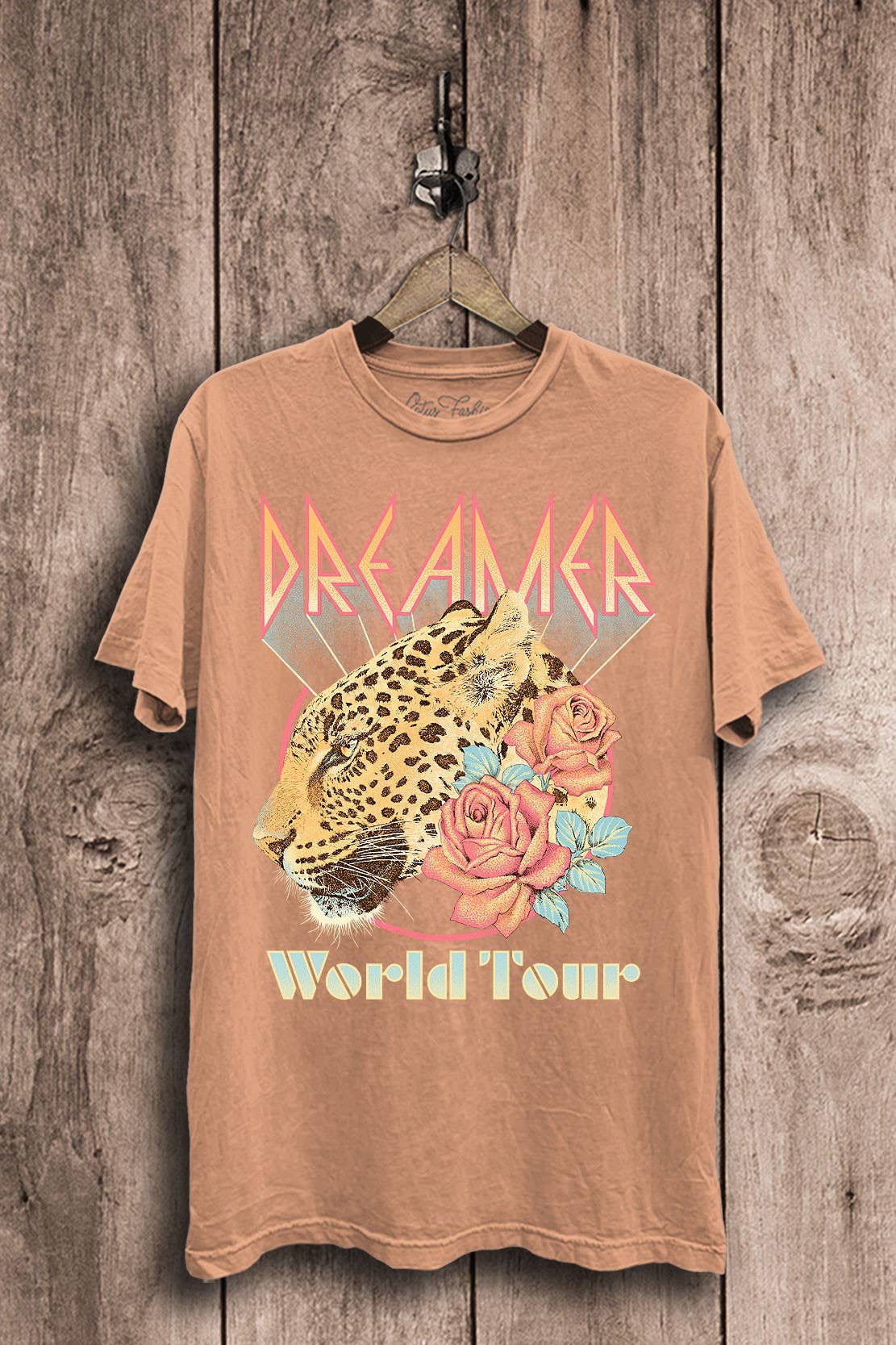 Dreamer World Tour Rock Roll Graphic Top