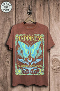 Happiness Is Always My Mood Graphic Top