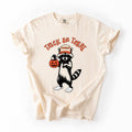 Trick or Treat Feral Raccoon Halloween Comfort Color T-Shirt