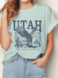 Utah Eagle the Beehive State Graphic Tshirts