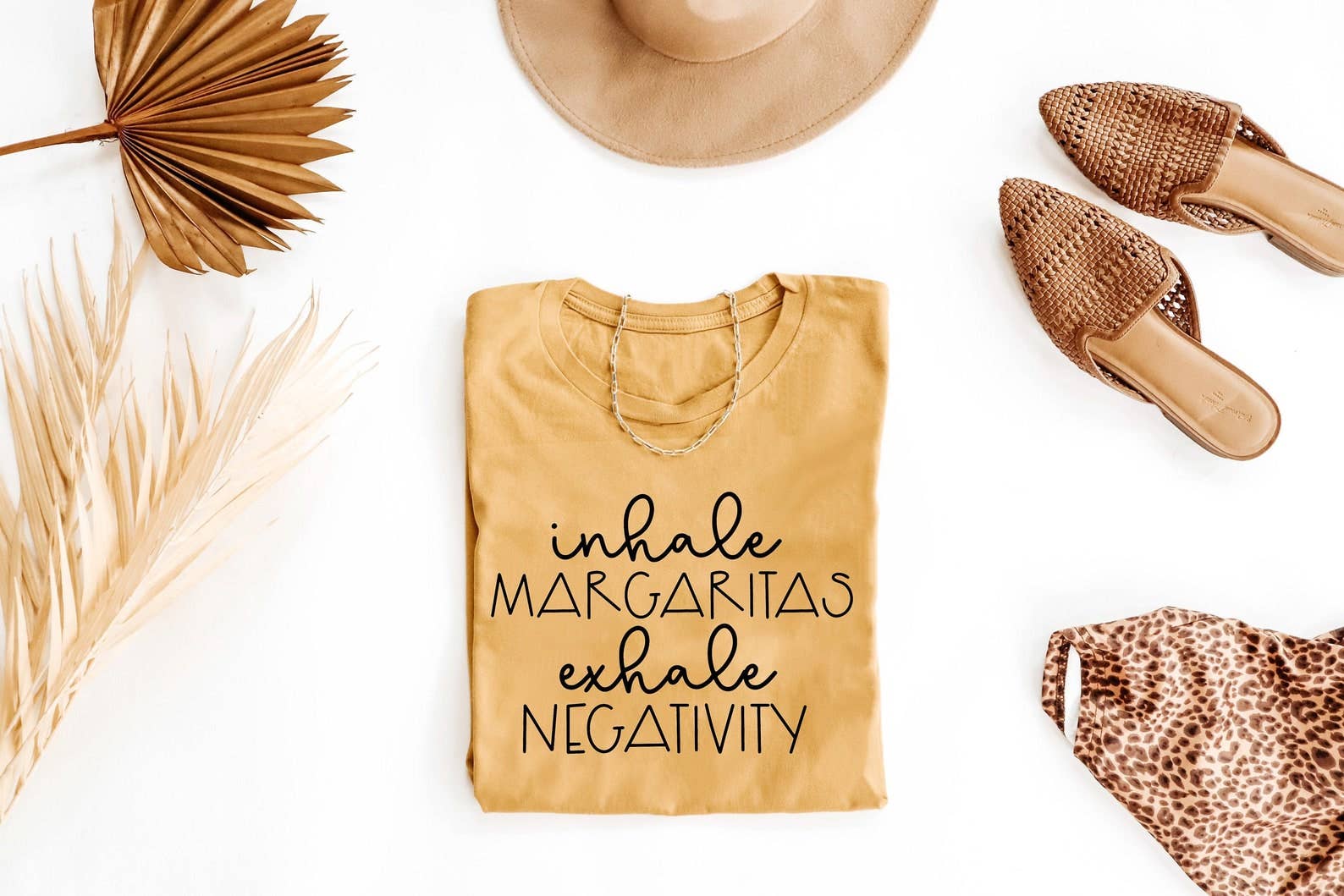 Inhale Margaritas Exhale Negativity T-Shirt