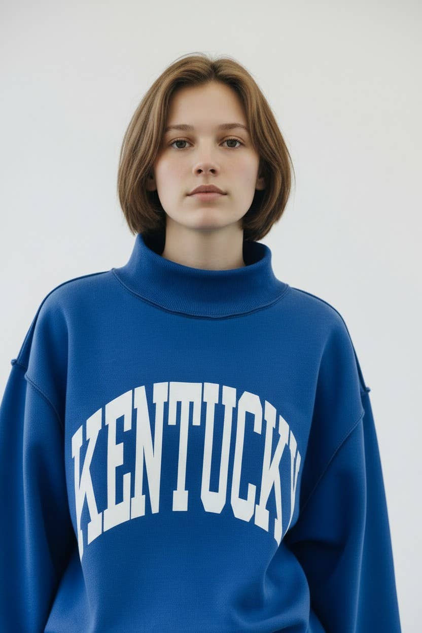 IT2594-KENTUCKY | 'kentucky & Ky' Reversible Sweatshirt