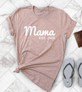 Mama Est 2021 - Mom Mama Fun Pregnancy Announcement T-Shirt
