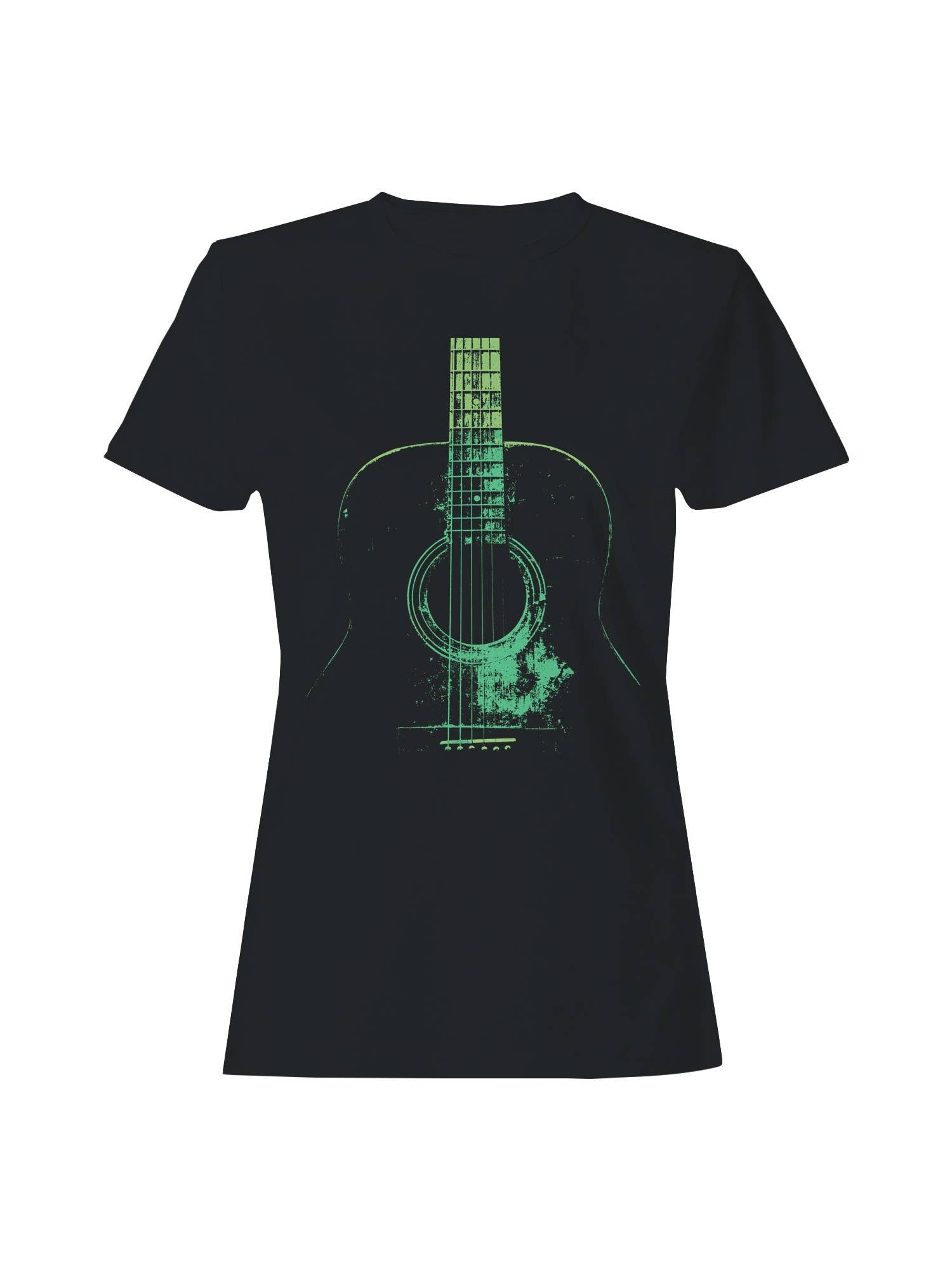 Vintage Distressed Guitar Design Women's T-Shirt