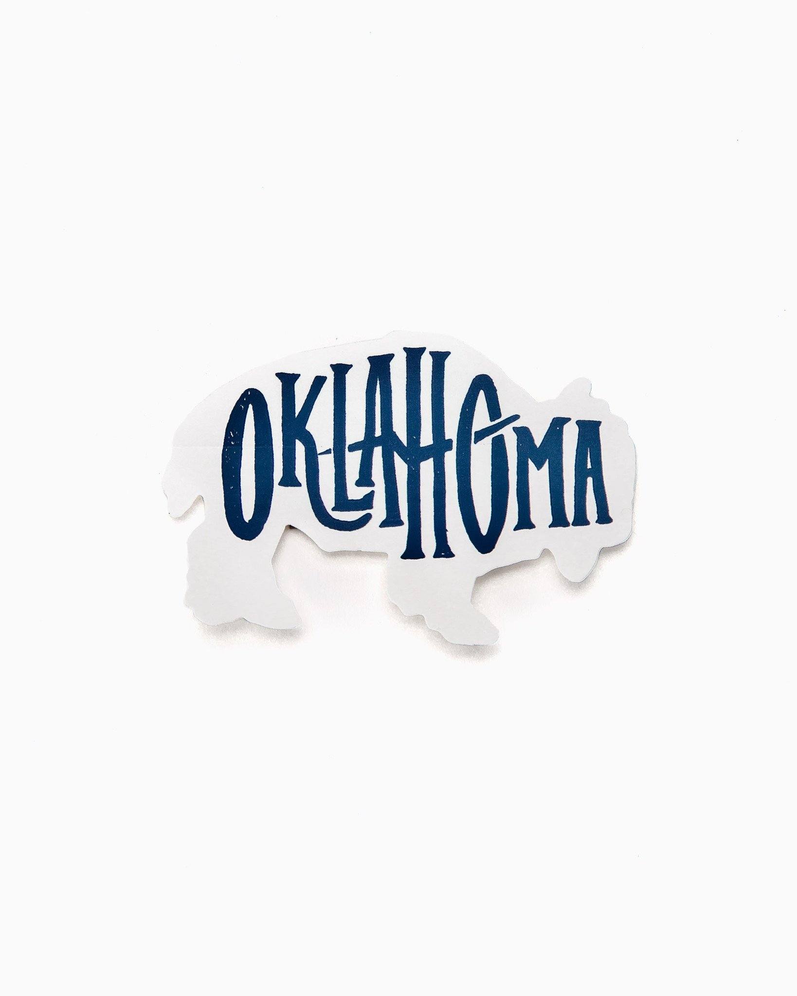 Oklahoma Bison Decal Sticker
