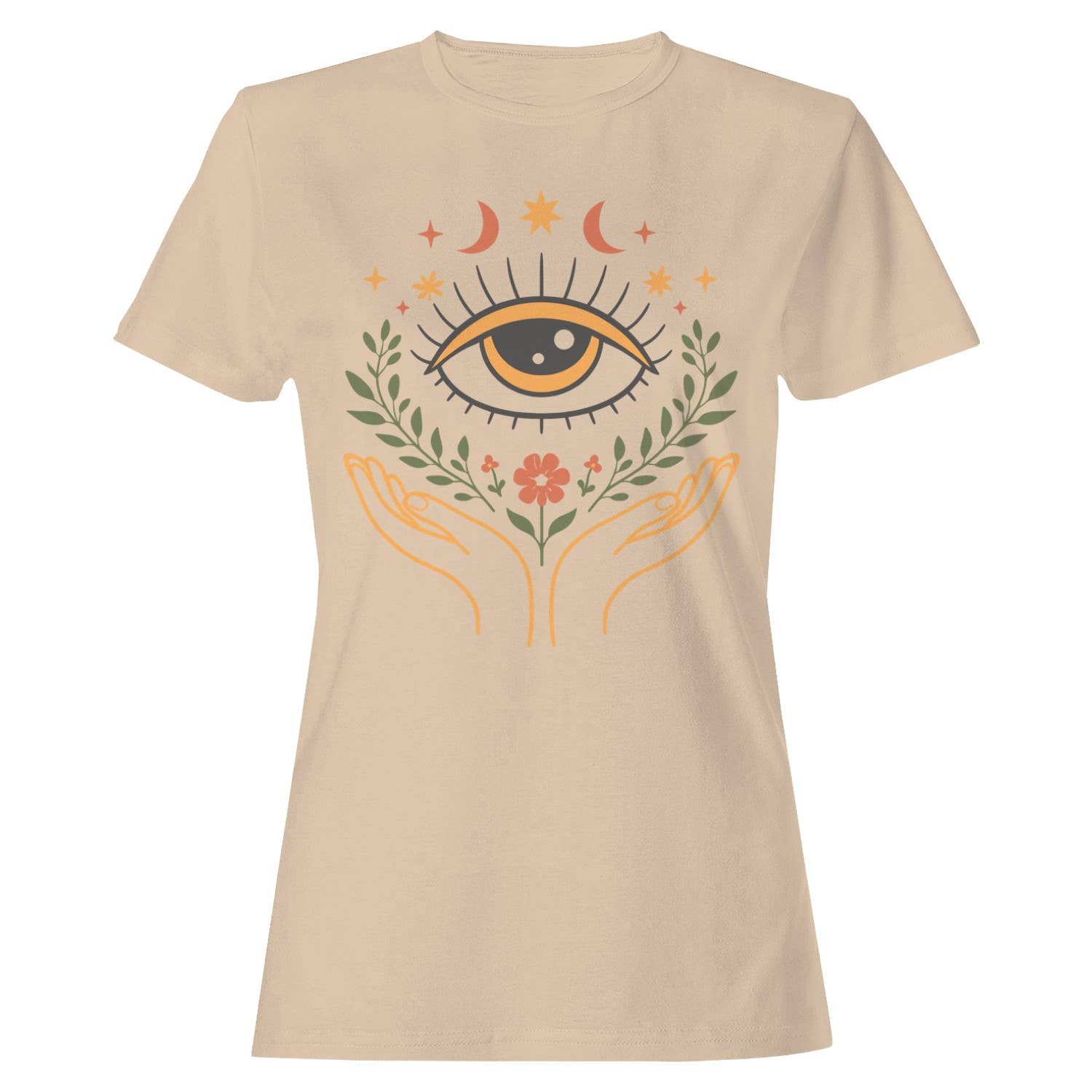 Moons and Florals Women's T-Shirt
