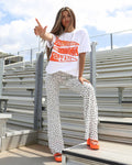 Osu Cowboys Pennant White Comfort Colors Tee