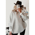 Horse Heart Embroidery Graphic Sweatshirts