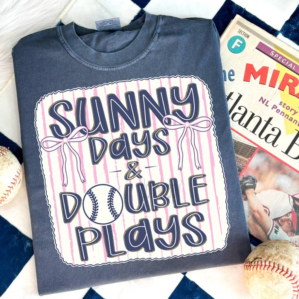 Sunny Days & Double Plays Tee