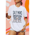 Salty Mom Beach Club Vintage Graphic Oversized Tee
