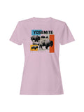 Yosemite Bison Landscape Art Women's T-Shirt
