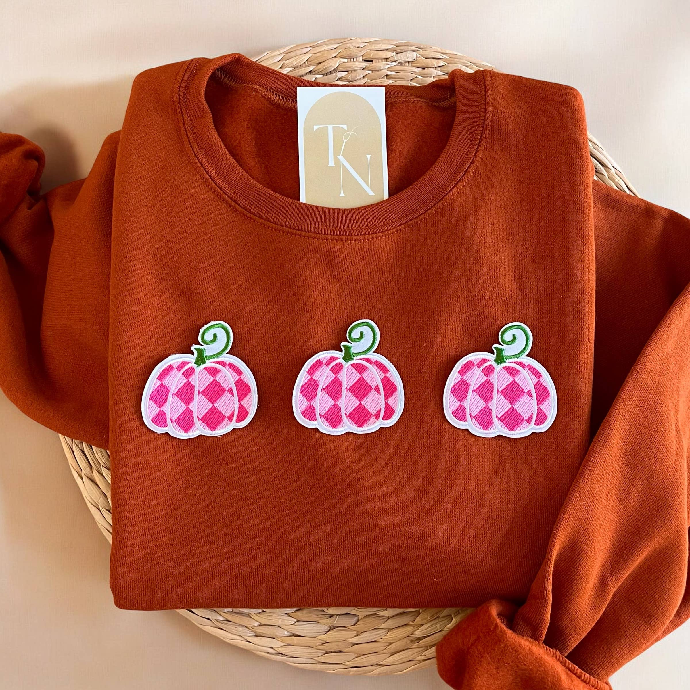 Pumpkin Sweatshirt, Fall Sweatshirts with Vintage Look