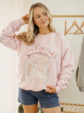 Las Sardinias Pink Sweatshirt